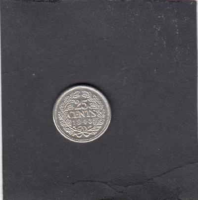 Beschrijving: 25 Cent WILHELMIN